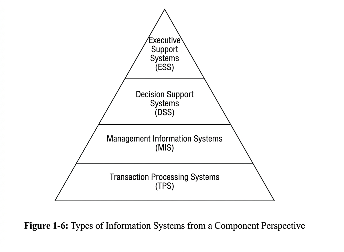 Figure 1.6 - Type of Information System from a Component Perspective