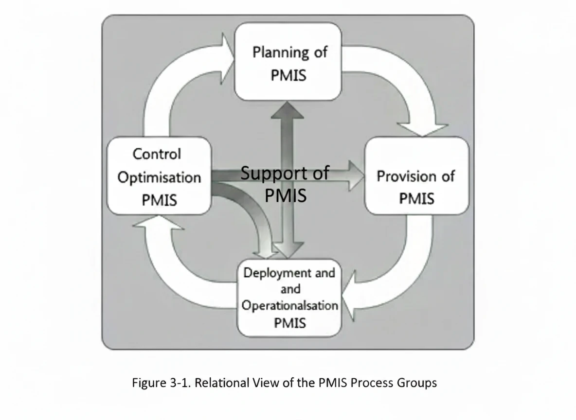 Figure 3-1. Relational view of the PMIS Process Group